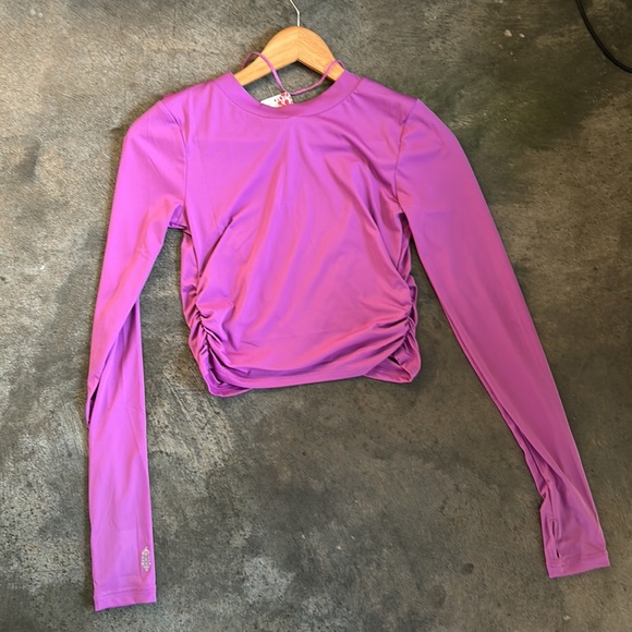 ππ NWT FP Movement Long Sleeve Crop Top XS ππ - Picture 4 of 6